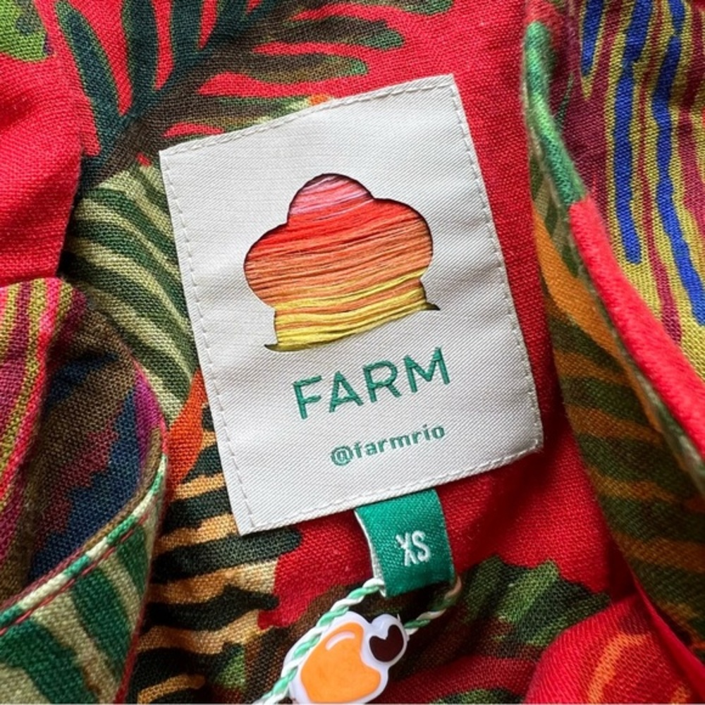 FARM Rio Red Tropical Mini Dress - Picture 4 of 11